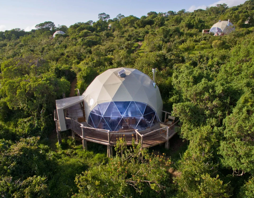 What Views Can Guests Expect from the Glass-Fronted Domes of The Highlands?