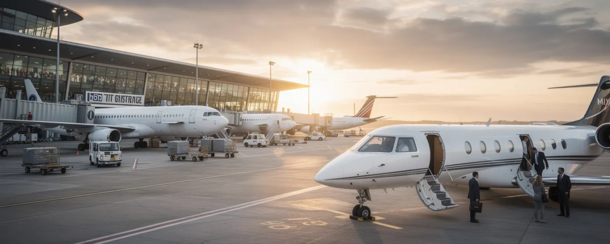 Can Travelers Book a Private Charter Flight Instead of a Scheduled Commercial Flight Between the Two Countries?