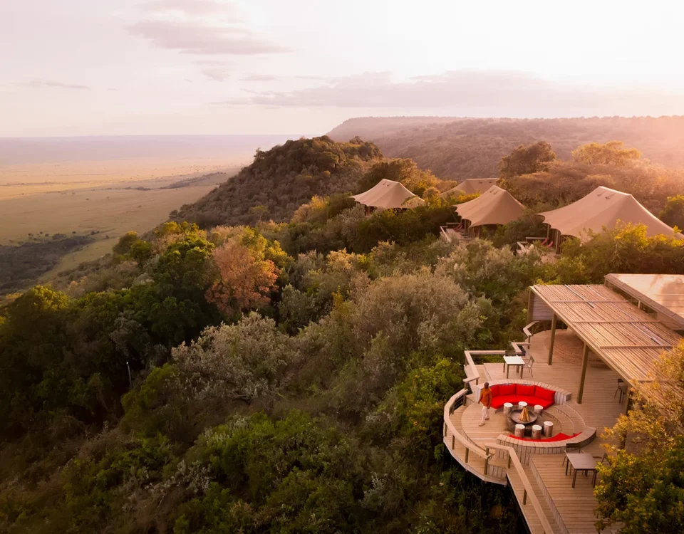 How High is Angama Mara Suspended Above the Floor of the Great Rift Valley?