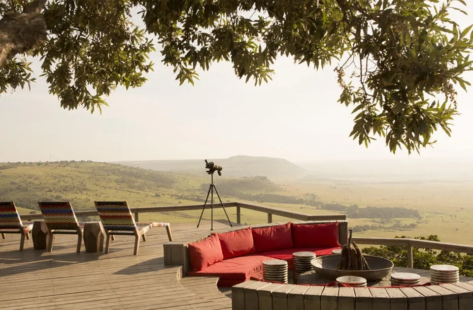What is the inspiration behind the name "Angama Mara," and what does it mean in Swahili?