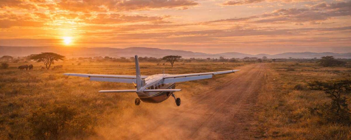 Which Private Light Aircraft Models are Most Commonly Used for Fly-In Luxury Safaris?