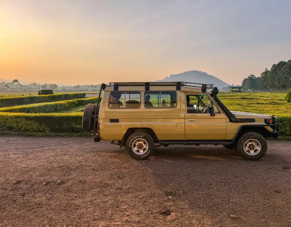 How does flying between camps eliminate the logistical challenges of East Africa’s Dirt Roads?